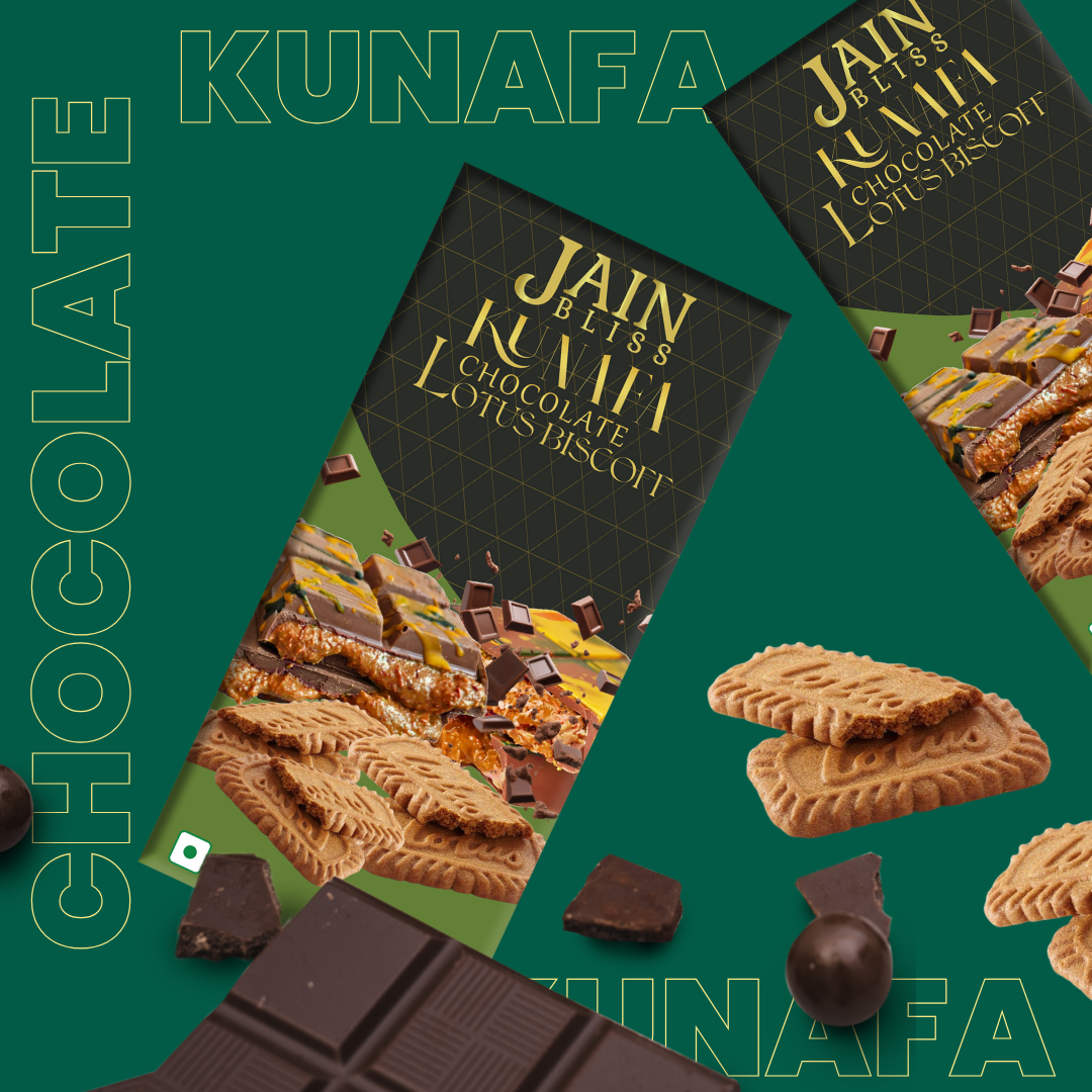 lotus biscoff kunafa chocolate