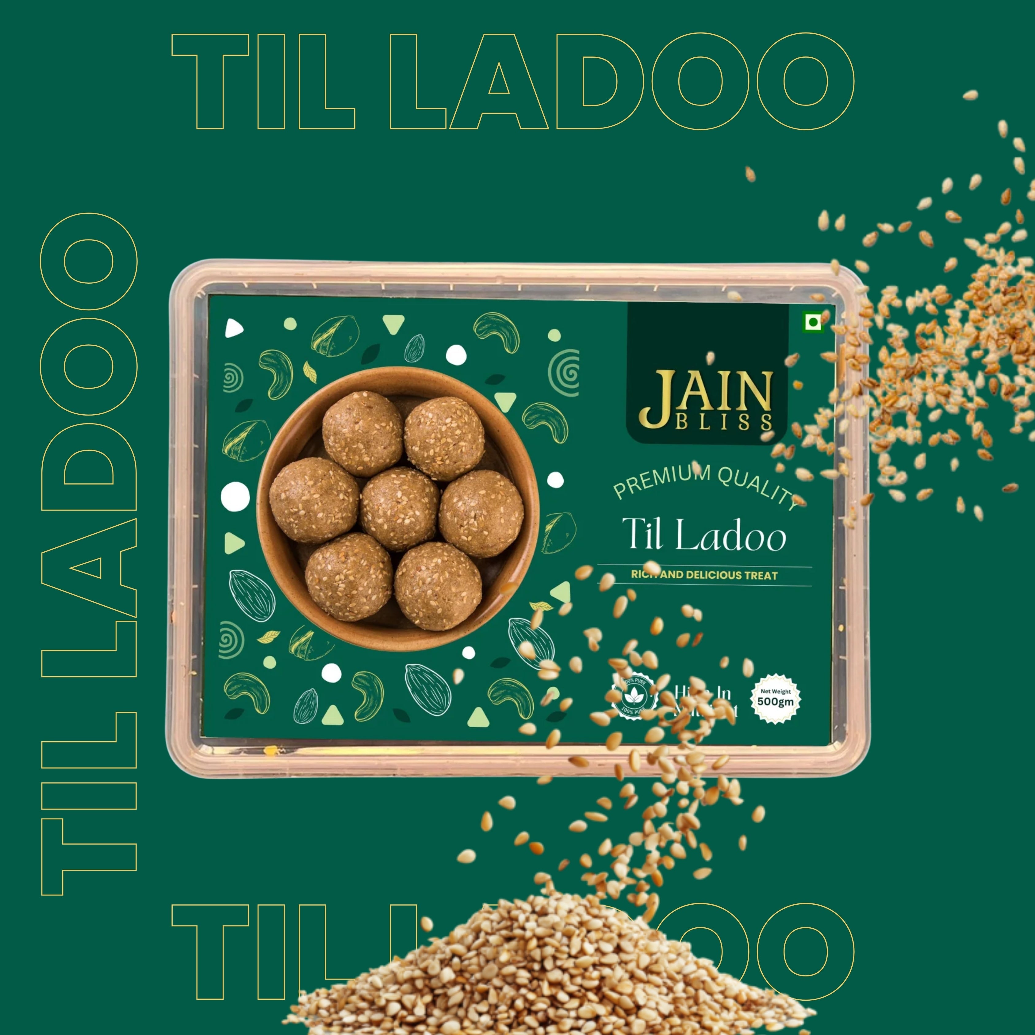 Pure Til Ladoo – Authentic Jain Sesame Sweet Treat Jain Bliss