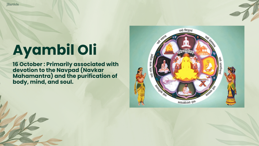 Ayambil Oli 2026 – Start of Vrat Jain Bliss