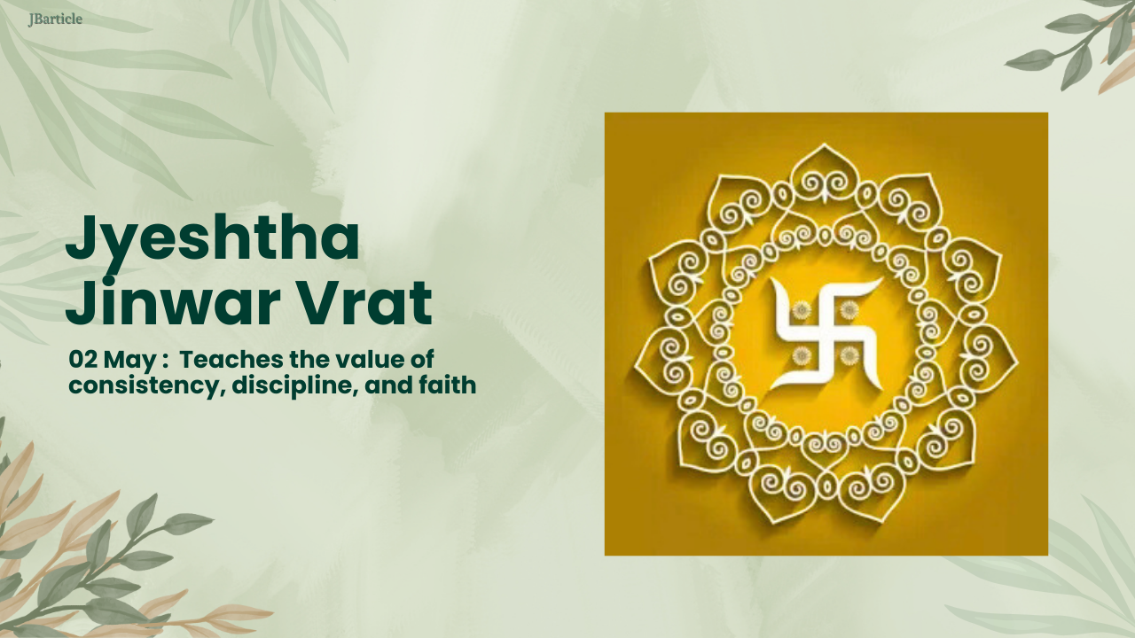 Jyeshtha Jinwar Vrat 2026 – Beginning Day
