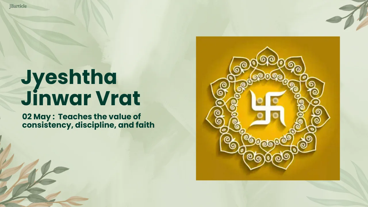 JBA 11 - Jyeshtha Jinwar Vrat 2026 – Beginning Day